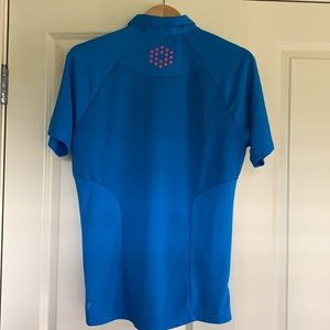 NWOT PUMA COOL-CELL Size S Mens Blue Golf Polo